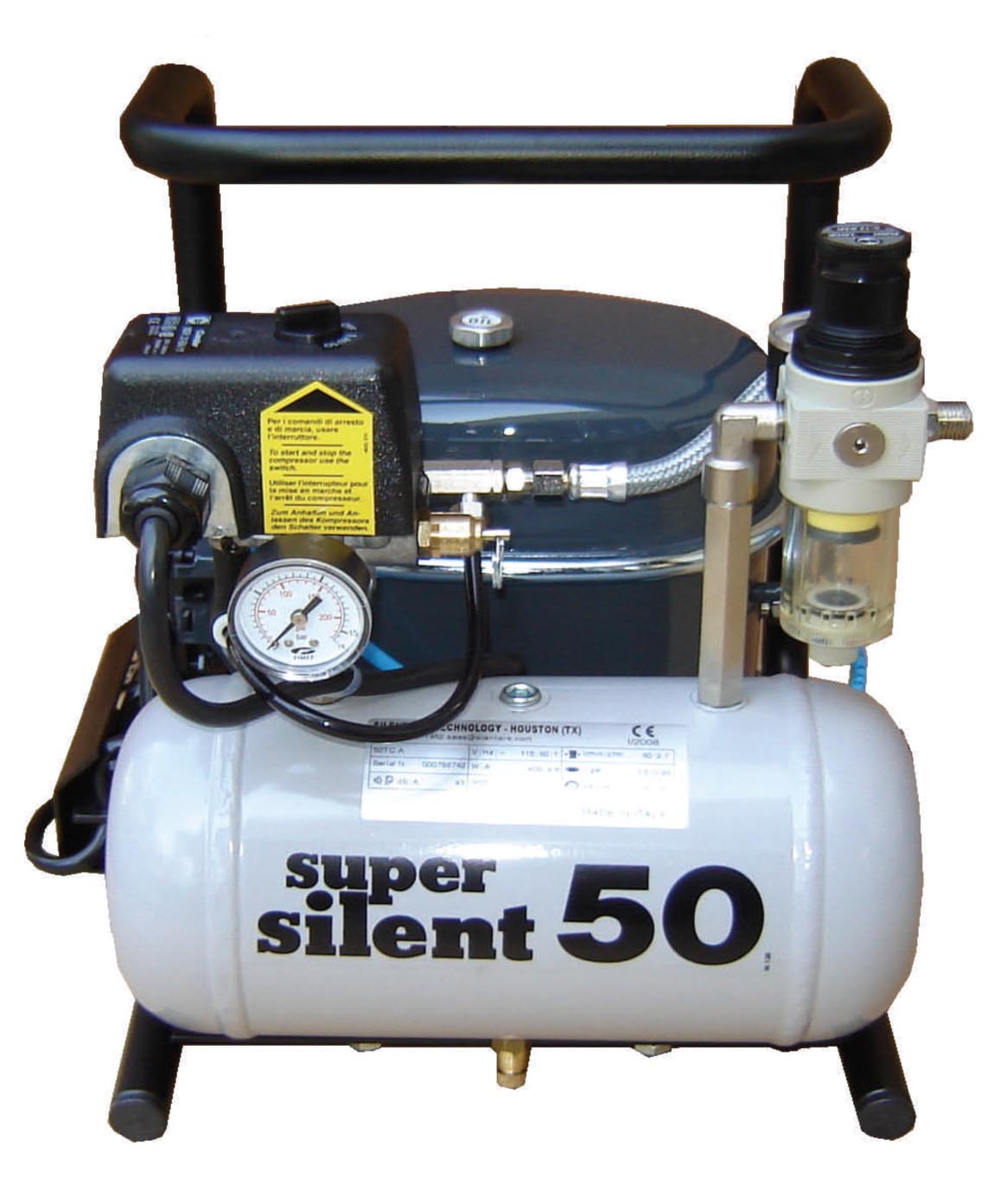 Super Silent 50-TC Air Compressor from Silentaire Technology — Midwest  Airbrush Supply Co