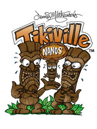Tikiville Nano Series FHNS6 Stencil Set by Dennis Mathewson